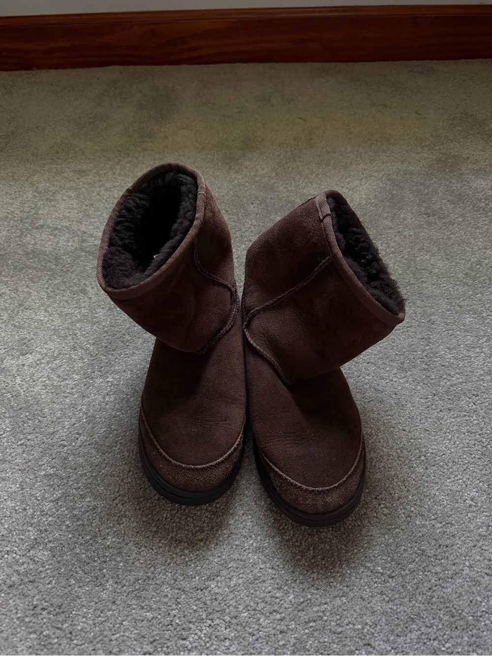 Chocolate Brown Short UGGs with Ultimate Bottom